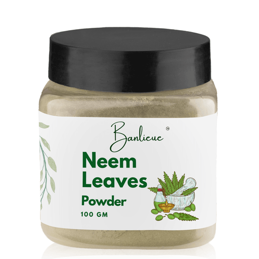 Banlieue Neem Leaves Powder Natural Herbal Powder for Skin and Hair Care |200gm(100x2)