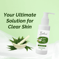 Banlieue Neem Face Wash Pure Natural & Safe 120ml | Soap Free Paraben Free Plant-Based