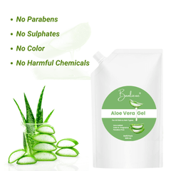 Banlieue Aloe Vera Gel Refill Pack | Pure & Natural Skincare Solution for All Skin type (pack of 2)
