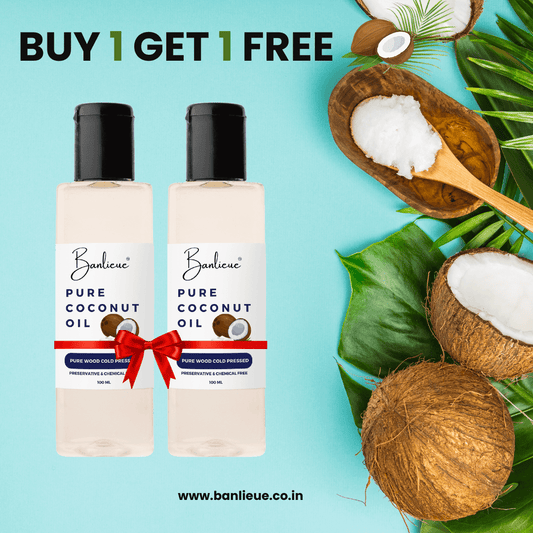 Banlieue Virgin Cold-Pressed Coconut Oil 100% Pure | For Haircare & Skincare