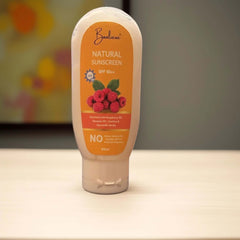 Banlieue Natural Sunscreen SPF 50++ 60ml - Roseberry Flavored, Ultra Protection & Skin Care